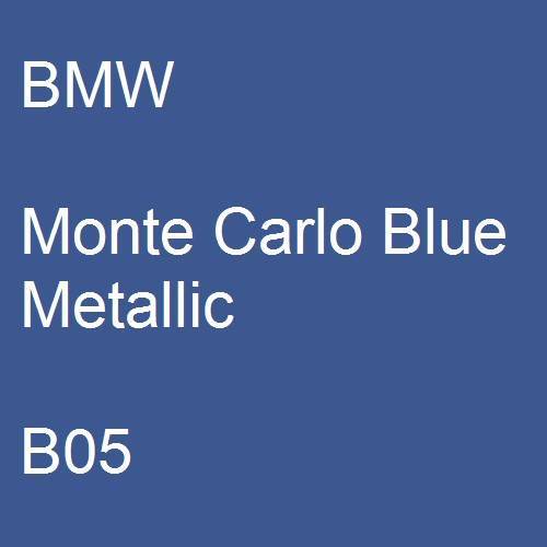 BMW, Monte Carlo Blue Metallic, B05.